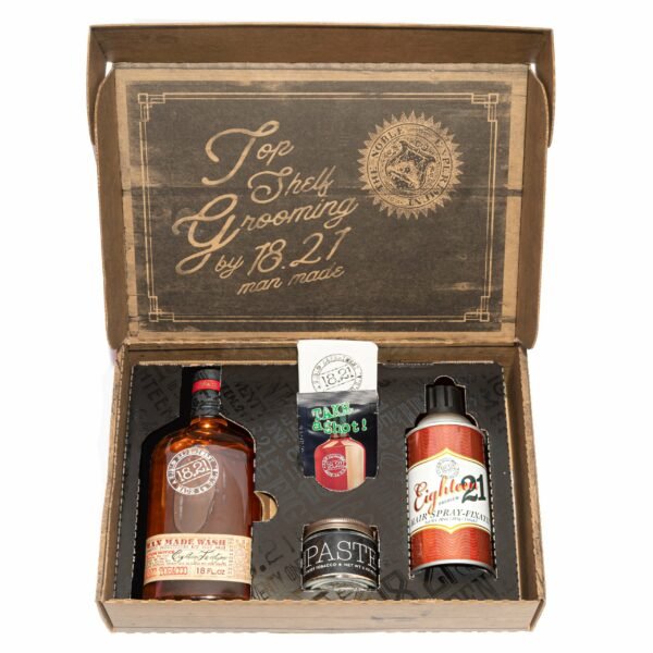 18.21 Gift Set Man Made Wash, Balm & Shaving Glide Spiced Vanilla